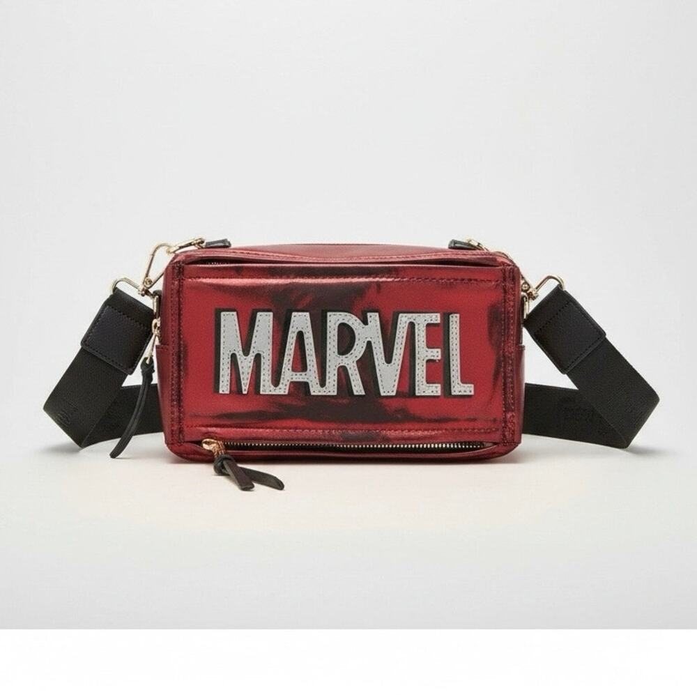 NWT Collectible Fred Segal X Marvel Brick Metallic Crossbody Bag